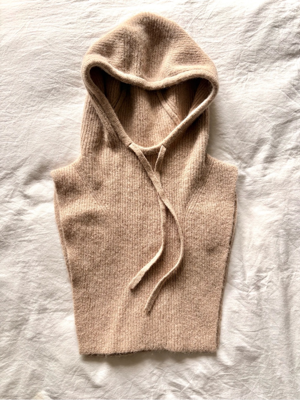 🦄 Rare lululemon Alpaca Wool-Blend Knit Hood Balaclava Tan Colour